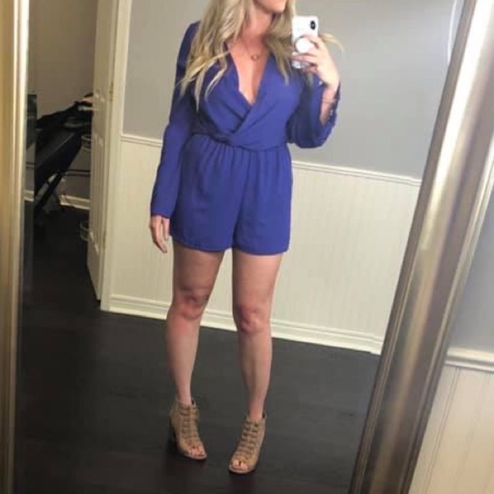 Blue romper